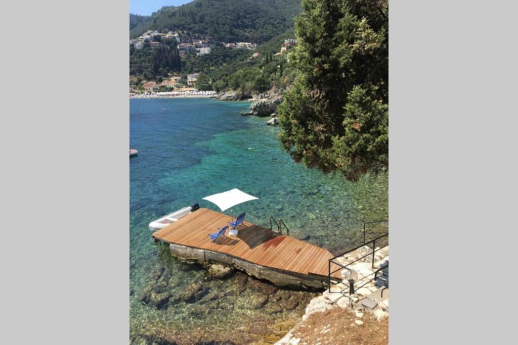 Kala.Mia Charming Sea View Villa Kalami (Corfu) Exterior foto